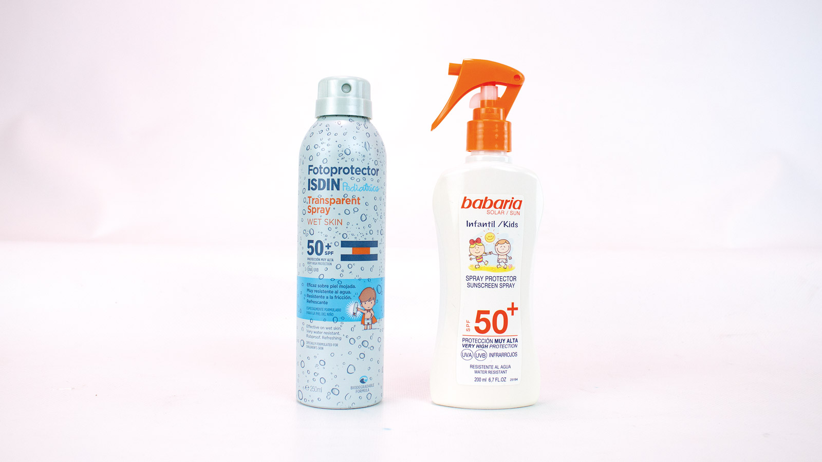 babaria e isdin no cumplen el SPF